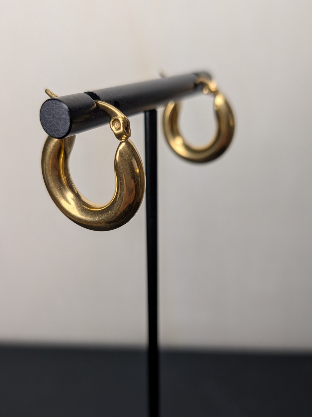 Gold Chunky Hoop Earrings - Classic And Sassy
